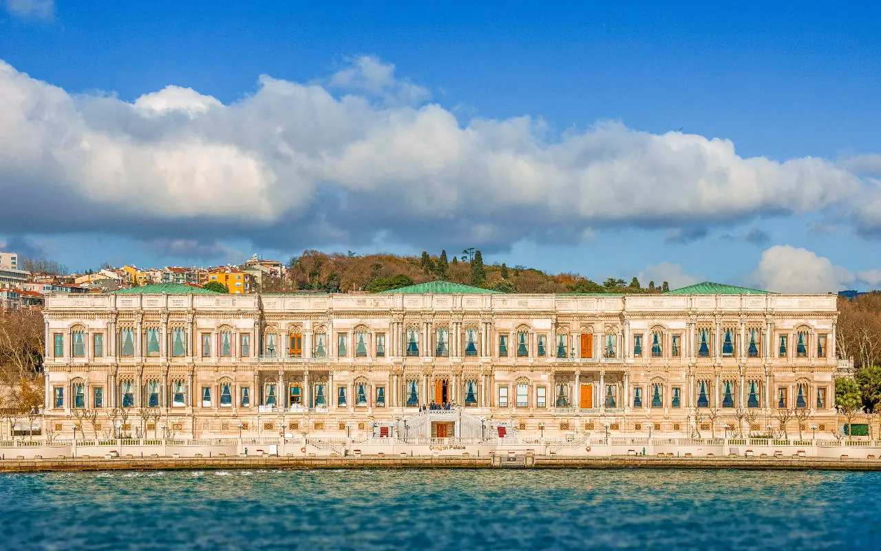 Waterfront palace hotel on the Bosphorus